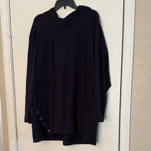 Comfy Chic Eggplant Women's Poncho